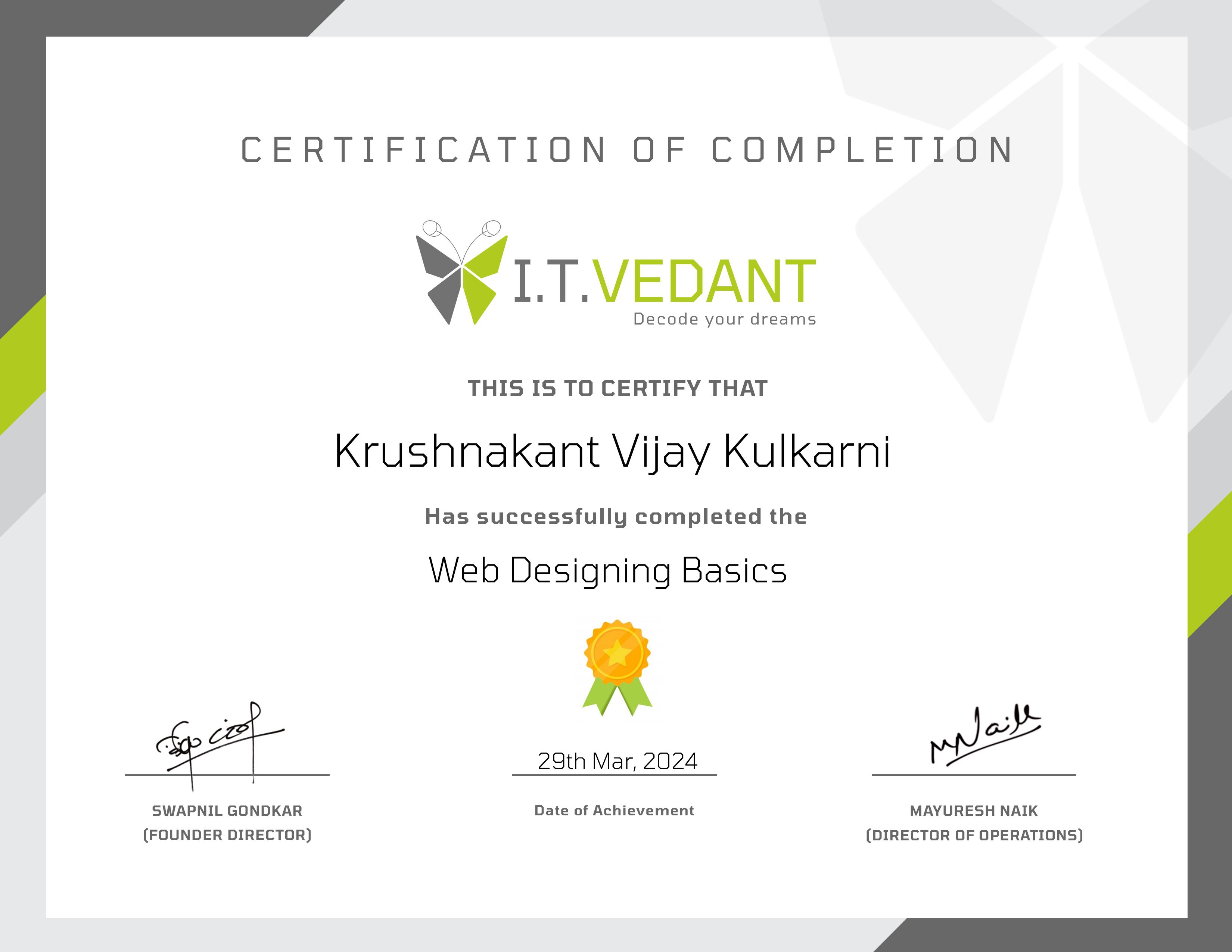 Web Design Certification